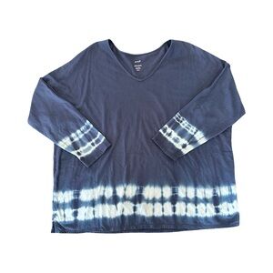 J.Jill 3/4 Sleeve Shirt Tunic Tee